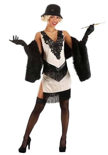 Womens Elegant Flapper Costume Dress