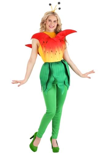 Womens Tiger Lily Flower Costume