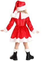 Girls Premium Santa Toddler Costume Dress Alt 1