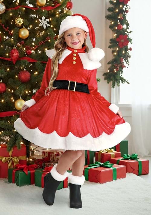 Premium Santa Girls Costume Dress UPD