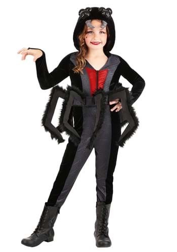 Girls Epic Black Spider Costume
