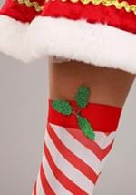 Deluxe Womens Festive Elf Costume Alt 5