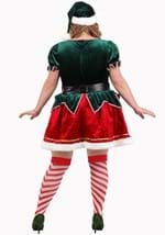 Plus Size Deluxe Festive Elf Costume for Women Alt 1