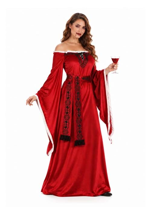 Womens Blood Empress Vampire Costume Dress UPD 1