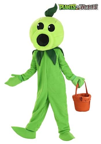 Premium Plants VS Zombies Peashooter Costume for Kids