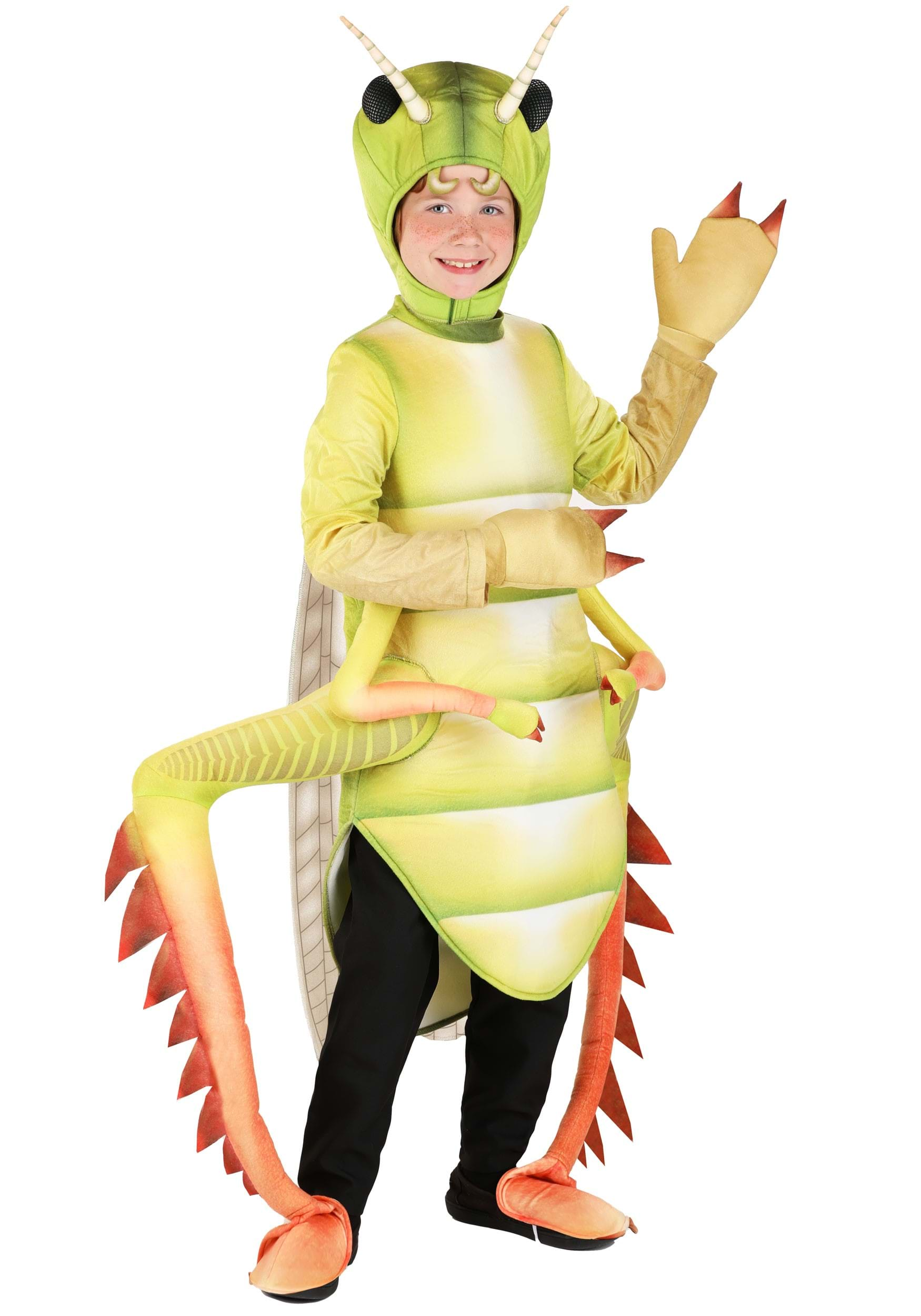 Deluxe Grasshopper Kid's Costume | Kid's Bug Costumes