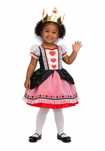 Girl's Classic Toddler Queen of Hearts Costume upd