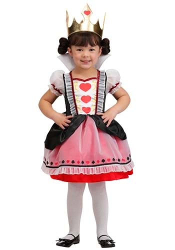 Girls Classic Toddler Queen of Hearts Costume