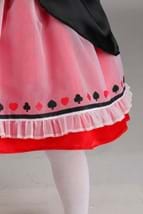 Girls Classic Toddler Queen of Hearts Costume Alt 4