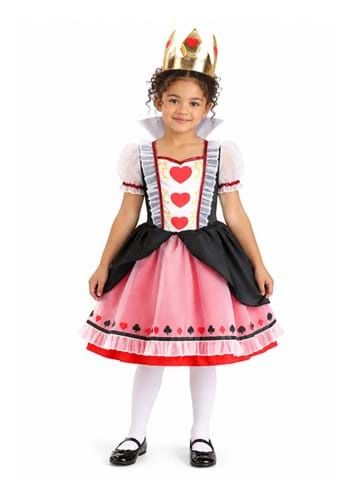 Classic Queen of Hearts Girl's Costume upd