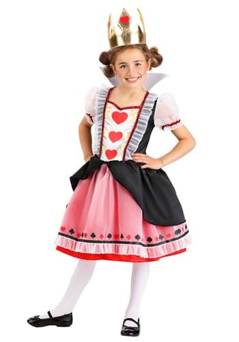 Classic Queen of Hearts Girls Costume