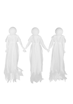 Holding Hands White Ghosts Alt 1