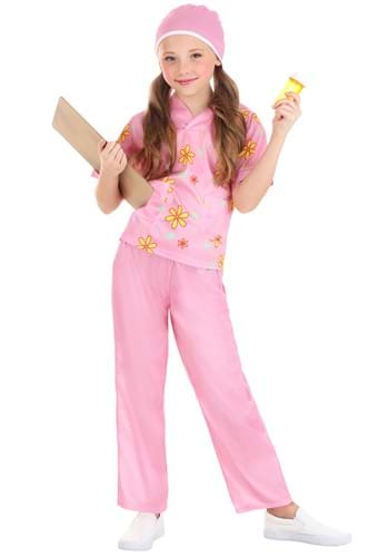Girls Nice Pink Nurse Costume