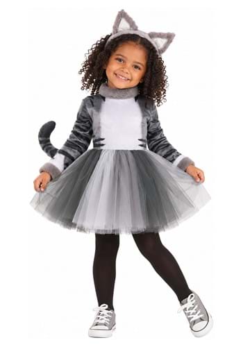 Tabby Cat Girl's Toddler Costume Dress upd