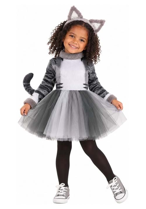 Tabby Cat Girl's Toddler Costume Dress upd