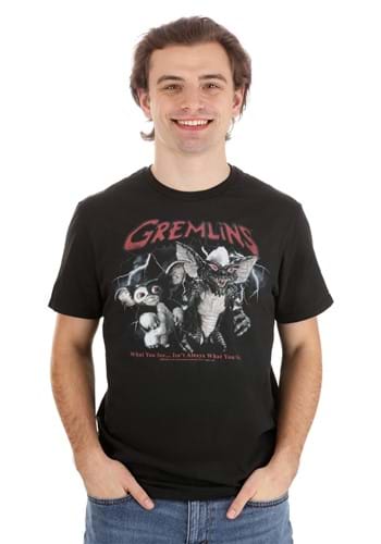 Adult Gremlins Gizmo & Stripe T Shirt
