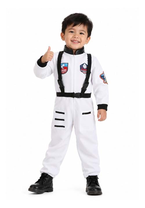 Classic White Astronaut Toddler Costume upd