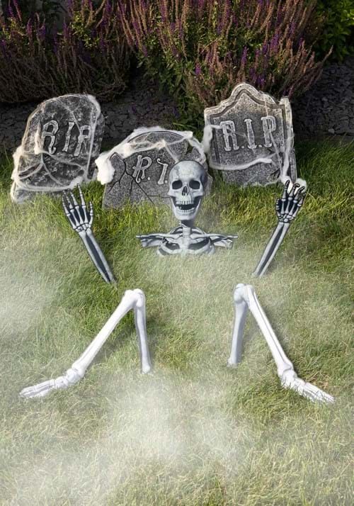 Skeleton Ground Breaker 5 Piece Yard Decoration Set