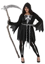 Plus Sized Death Women's Costume Dress 4