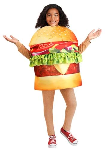 Deluxe Hamburger Kids Costume