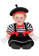 Infant Curious Mime Costume Alt 2