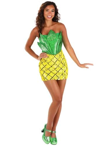 Womens Sequin Pineapple Costume Dress