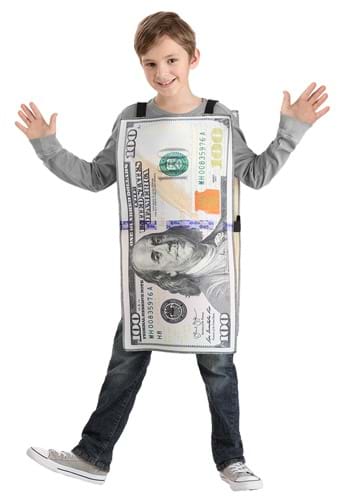 100 Dollar Bill Costume for Kids