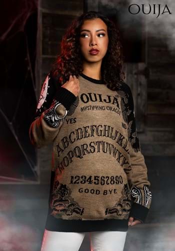 Ouija Board Adult Halloween Sweater