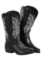 Women's Classic Black Cowgirl Boots Alt 3