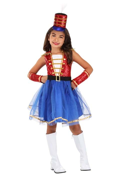 Sequin Toy Soldier Girls Costume