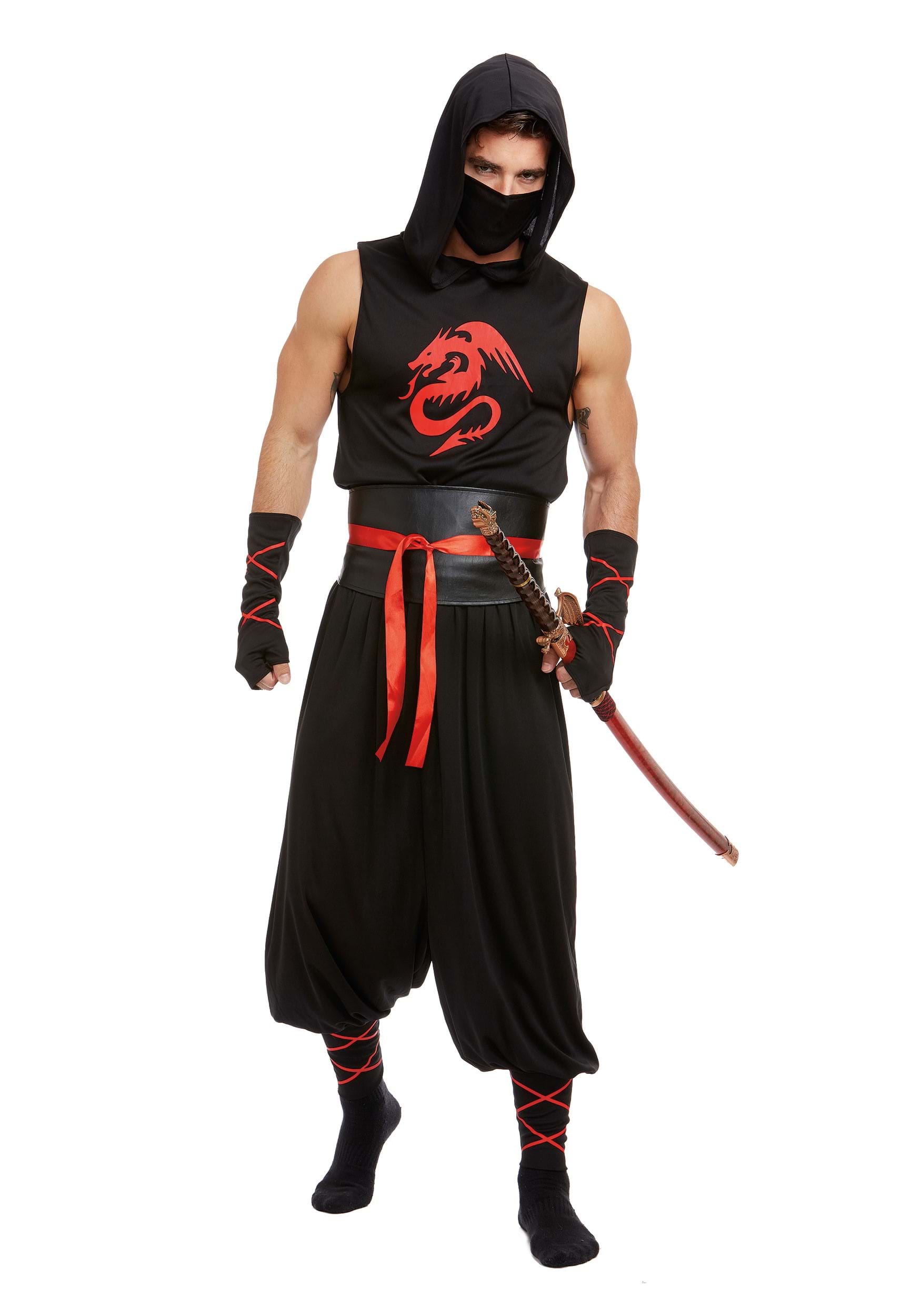 Big & Tall Ninja Costume