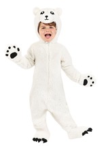 Arctic Polar Bear Costume for Toddlers Alt 2