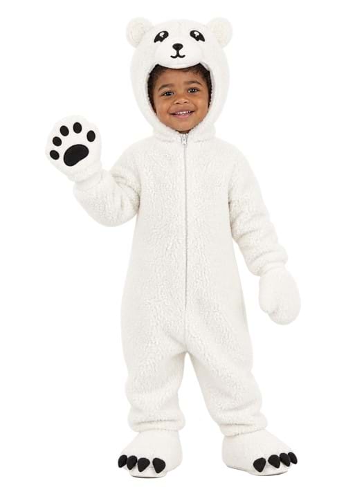 Arctic Polar Bear Costume for Toddlers New Main