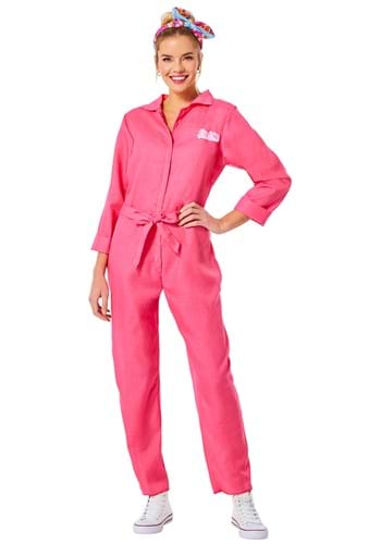 Barbie Movie Adult Pink Jumpsuit Costume