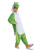 Kid's Super Mario Bros Yoshi Hooded Jumpsuit Alt 2