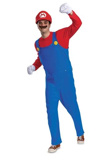 Super Mario Bros Adult Premium Mario Costume