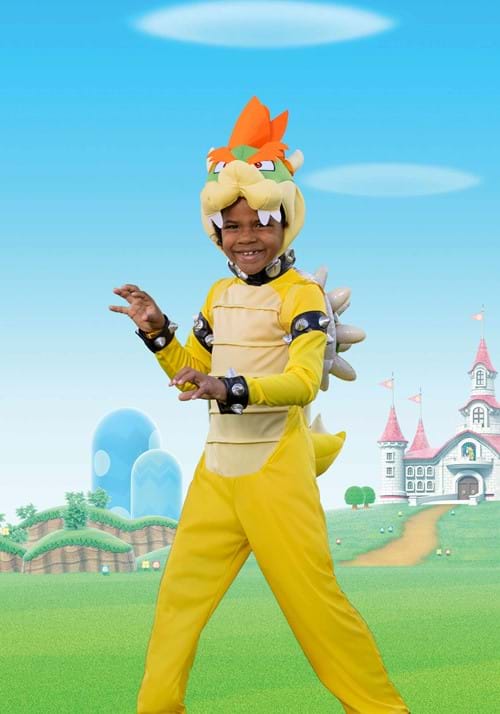 Super Mario Bros. Deluxe Bowser Kids Costume
