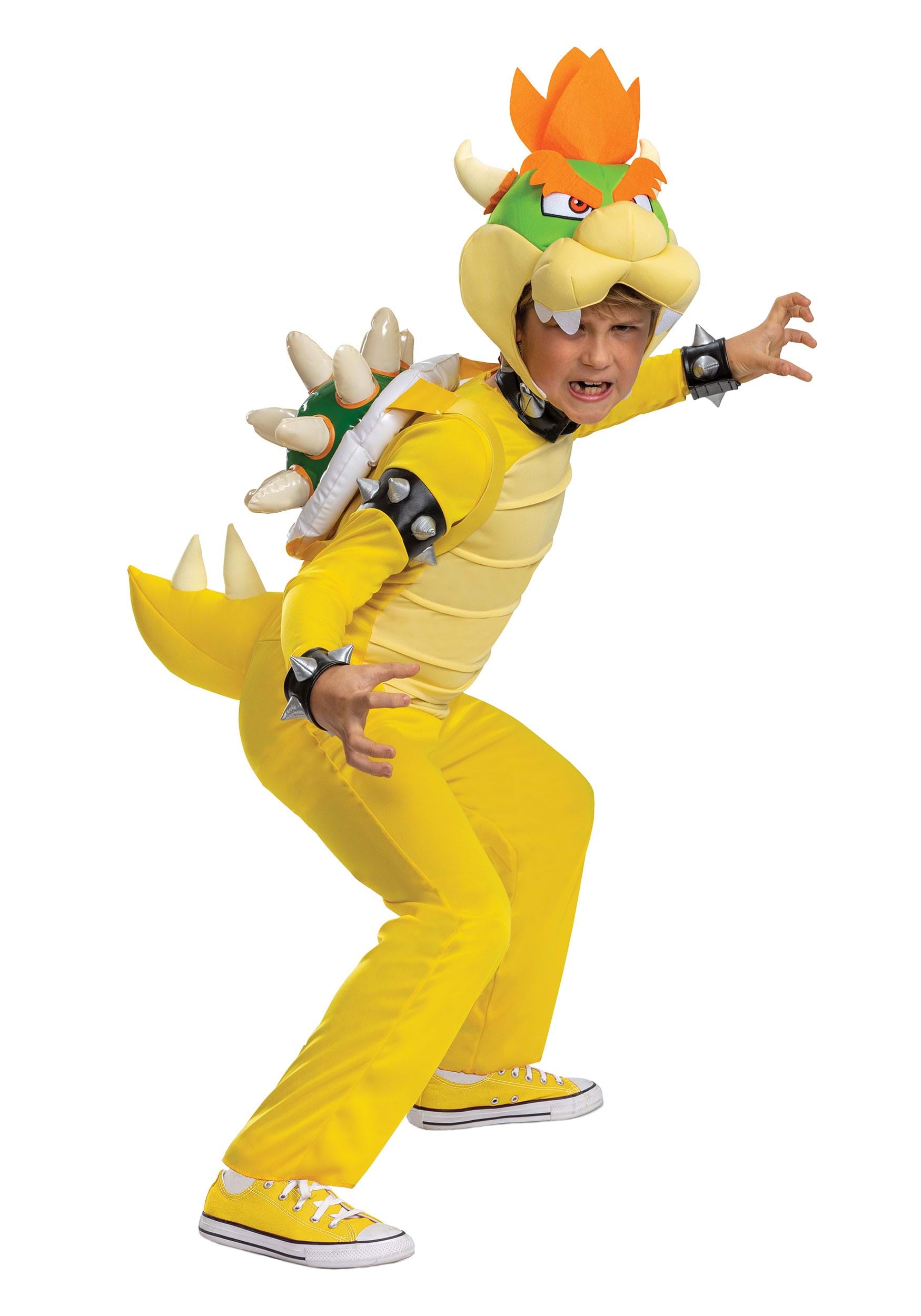 Super Mario Brothers Bowser Deluxe Costume for Kids