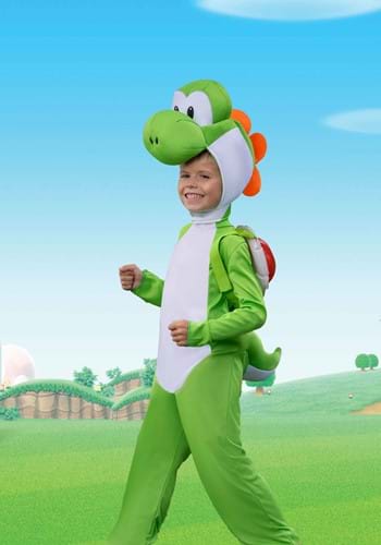 Super Mario Brothers Yoshi Deluxe Costume for Kids