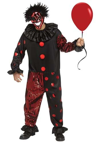 Mens Chrome Clown Costume