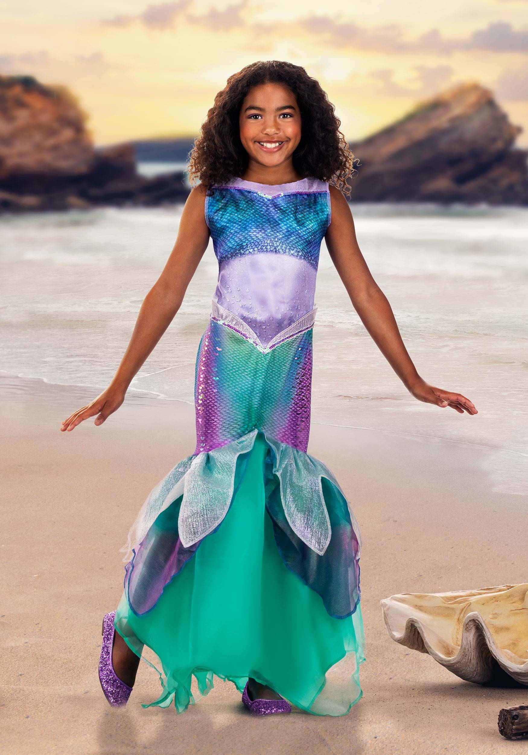 Kid's Little Mermaid Live Action Deluxe Ariel Costume