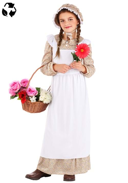 Prairie Girl Sustainable Materials Costume for Girls
