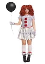 Womens Evil Carnevil Balloon Clown Costume