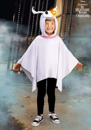 Nightmare Before Christmas Toddler Zero Costume Poncho