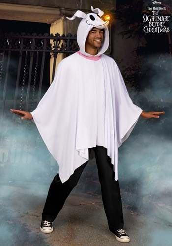 Nightmare Before Christmas Adult Zero Costume Poncho