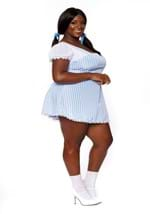 Womens Plus Size Gingham Costume Dress Alt 1