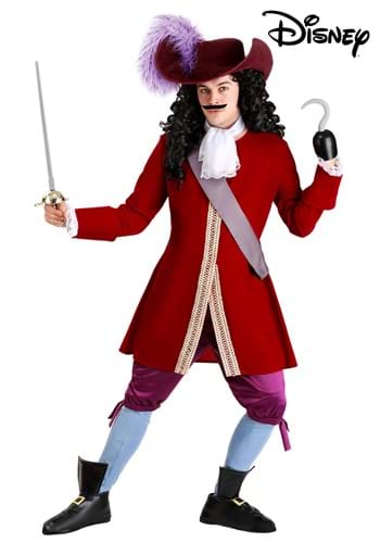 Mens Deluxe Disney Captain Hook Costume