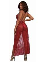 Red Garnet Gown G String for Women Alt 1