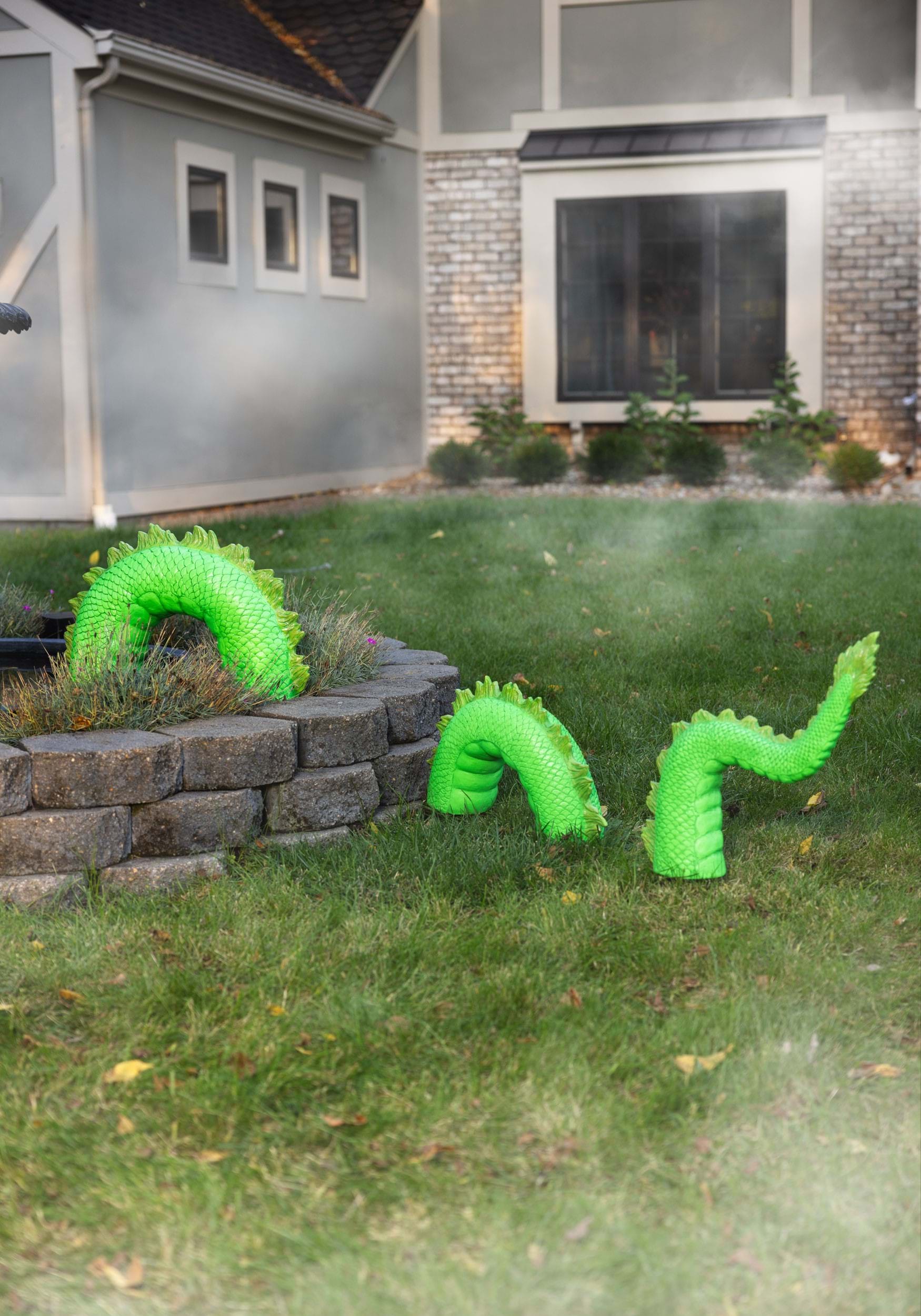 Resin Dragon Tail Yard Halloween Prop