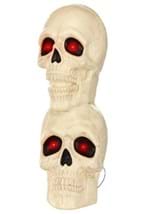 Sound Activated 27.5" Stacked Skulls with Light Up Eyes Prop